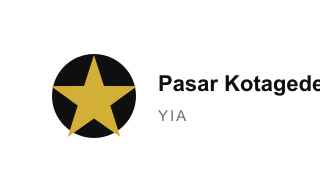 Placeholder logo for Pasar Kotagede Gallery at YIA Airport