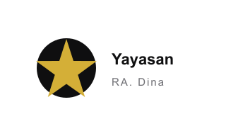 Placeholder logo for Yayasan RA. Dina