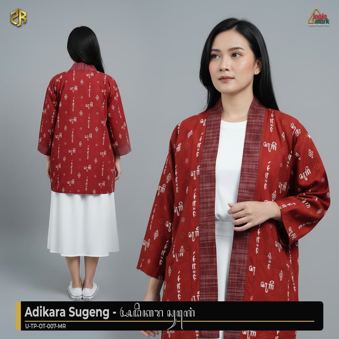Batik Outer Adikara Maroon